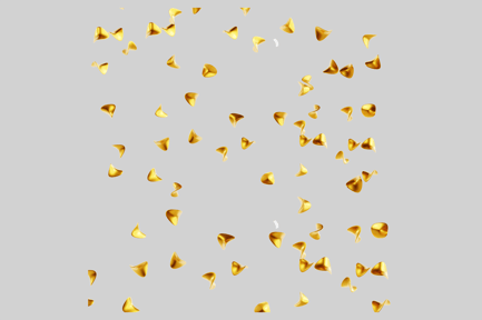 Preview: Gold Confetti Scatter
