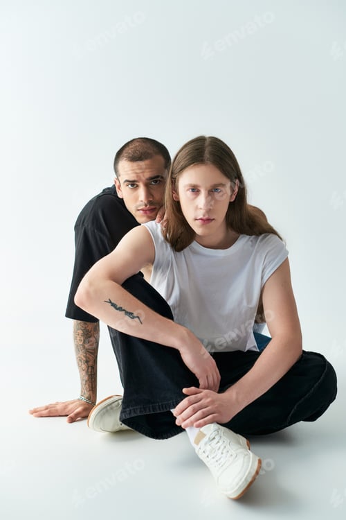 Preview: Serene Couple Embracing Nature