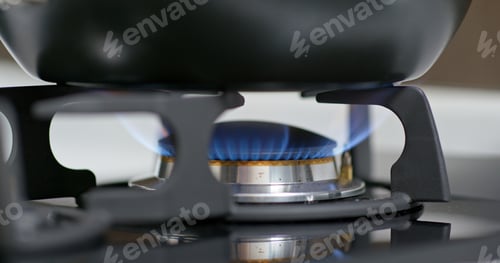 Preview: Gas cooking stove at home