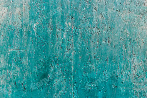 Preview: Weathered blue, green painted wall background, partially faded