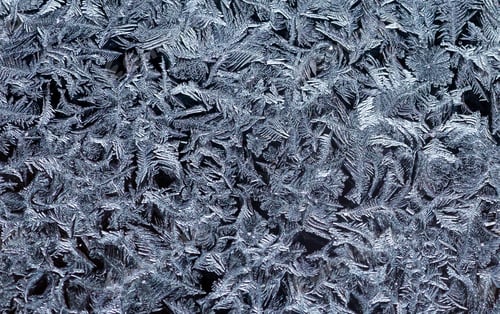 Preview: Texture of frost crystals on metal board