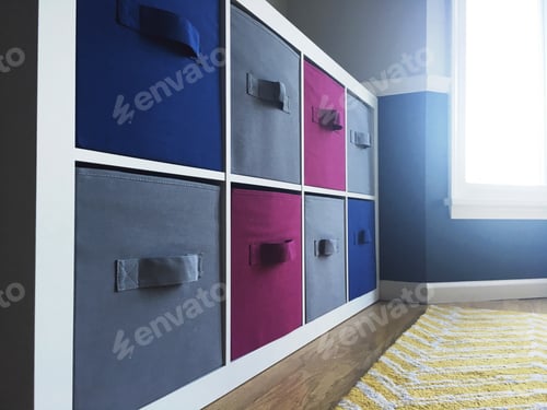 Preview: Cube system organization for playroom
