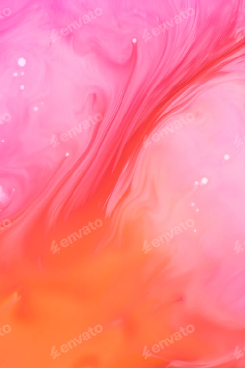 Preview: Abstract flow of liquid paints in mix