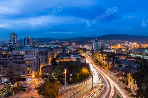 Preview: A view of Alsancak Train Station. Its centrepiece is the grand Alsancak station. Turkey, izmir