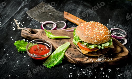 Preview: The Burger and the fresh ingredients