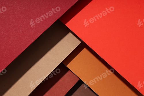 Preview: Mockup, abstraction, colorful colored paper, top view