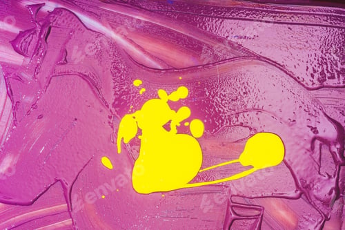 Preview: Fluid Art Photo- Background Creative. Liquid Acrylic- Color Blot. Abstract Artwork- Stain