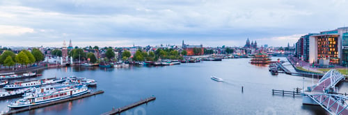 Preview: Netherlands, Amsterdam, view to port