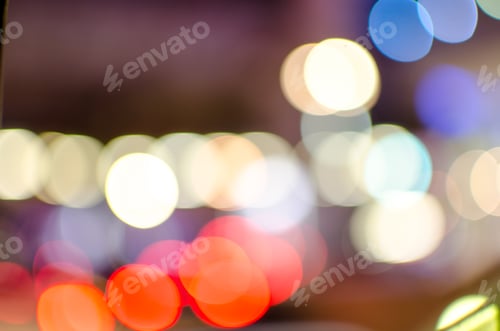Preview: Colorful bokeh background