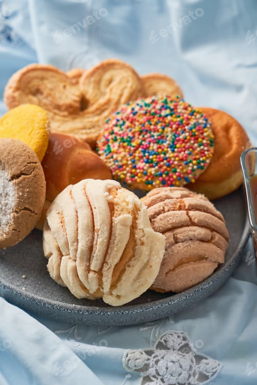 Preview: Sweet bread assorted traditional Mexican bakery, pan dulce