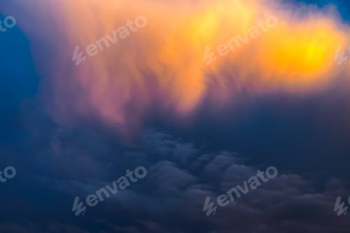 Preview: Golden clouds at sunset