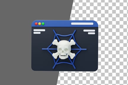 Preview: Dark Web 3D Icon