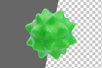 Preview: Spiky Sphere 3D Icon