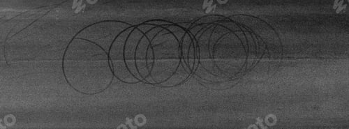 Preview: Aerial view tire track mark on asphalt tarmac road race track texture and background, Abstract