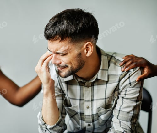 Preview: psychotherapy meeting woman support group mantherapy psychology patient psychologist sad emtion