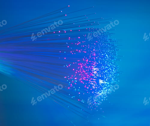 Preview: Fiber Optical Picture With Details And Light Effects