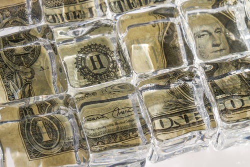 Preview: Frozen bill as a symbol of bad investment