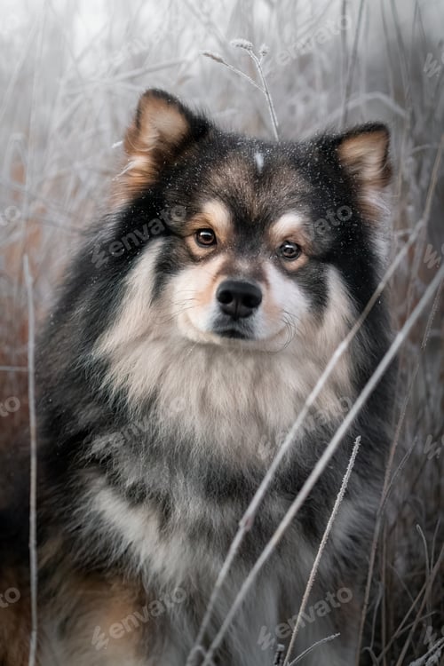 Preview: Portrait of Finnish Lapphund dog