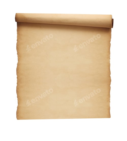 Preview: scrolled old paper
