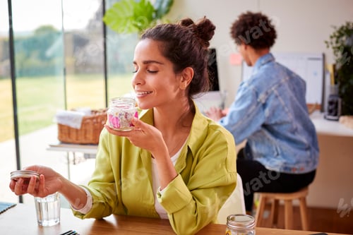 Preview: Couple Running Online Business Making Boutique Candles At Home Smelling Product
