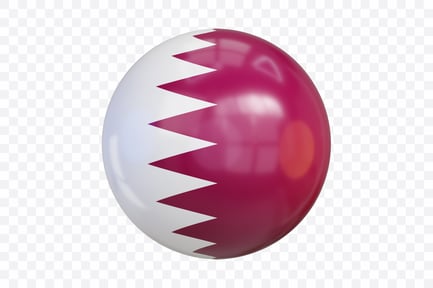 Preview: 3D Qatar Flag