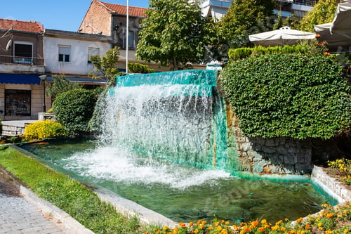 Preview: Waterfall in Kerkyra Corfu town on Island