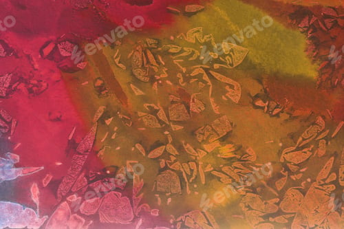 Preview: Background Image On Canvas With Strokes Of Oil Paint