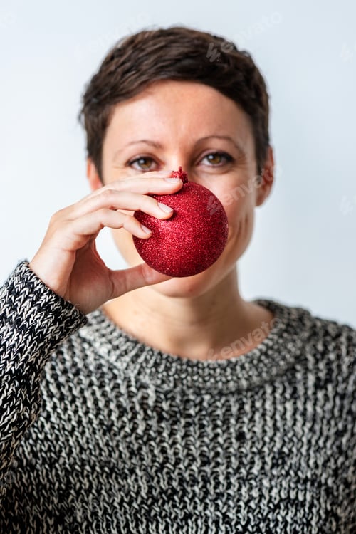 Preview: Red Christmas ornament