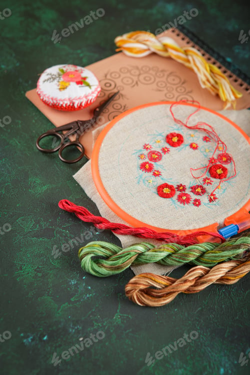 Preview: Set for embroidery