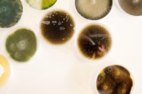 Preview: Culture of bacteria in petri dish
