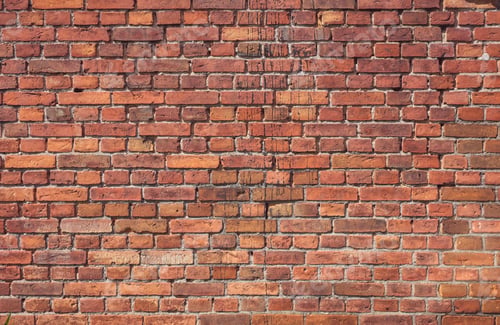 Preview: Photo of an old weathered brick wall, background or texture.
