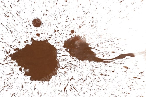 Preview: mud splash isolated on white background.