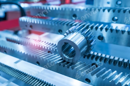 Preview: Industrial Metal Gears In A Close-Up