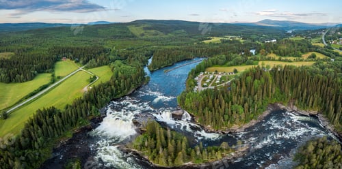 Preview: Ristafallet waterfall in the western part of Jamtland