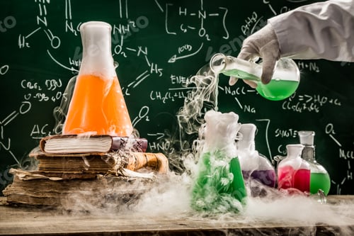 Preview: Checking the chemical formula in school laboratory