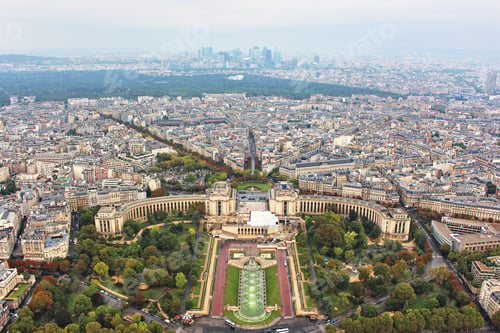 Preview: Panoramic view on paris city