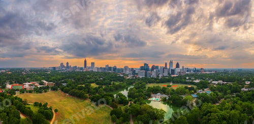 Preview: Atlanta, Georgia, USA overlooking Piedmont Park