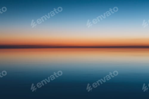 Preview: Horizon line across the flooded surface of Bonneville Salt Flats.