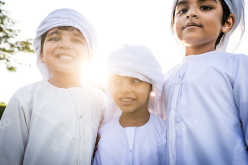 Preview: Group of middle eastern kids in Dubai