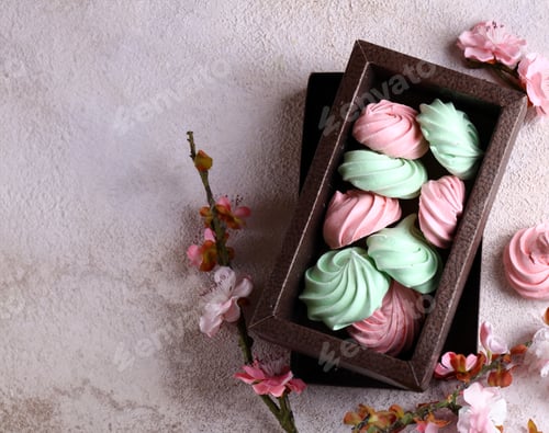 Preview: sweet cookie biscuit meringue dessert