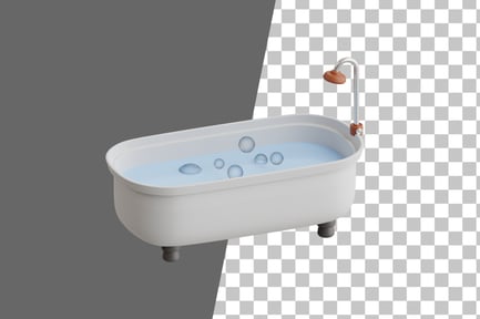 Preview: Bathtub 3D Icon