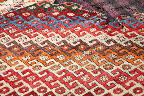 Preview: Handmade Old Ancient Turkish Carpet