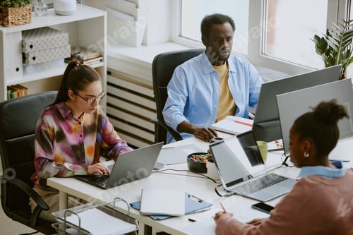 Preview: IT Team Coding in Cozy Office