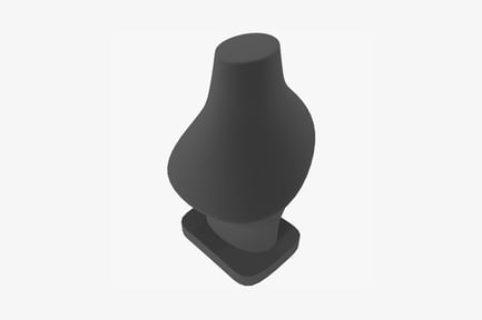 Preview: Tilted cylindrical vessel with narrow neck