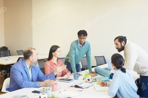 Preview: Group Of Designers On Meeting