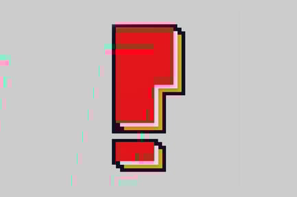 Preview: Pixel art exclamation mark