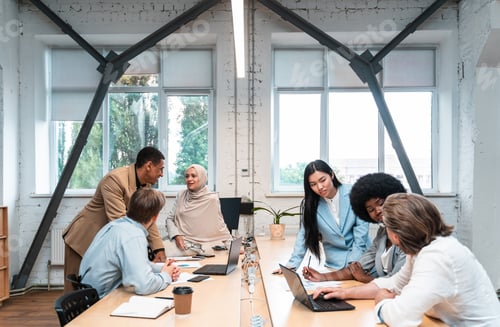 Preview: start up business team in the office
