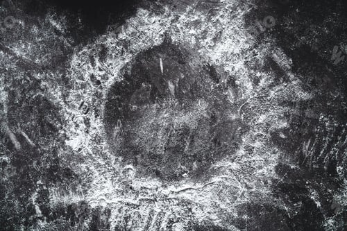 Preview: flour powder on black background