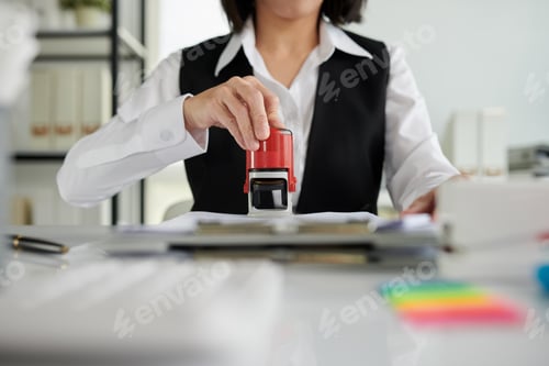 Preview: Lawyer Sealing Business Documents