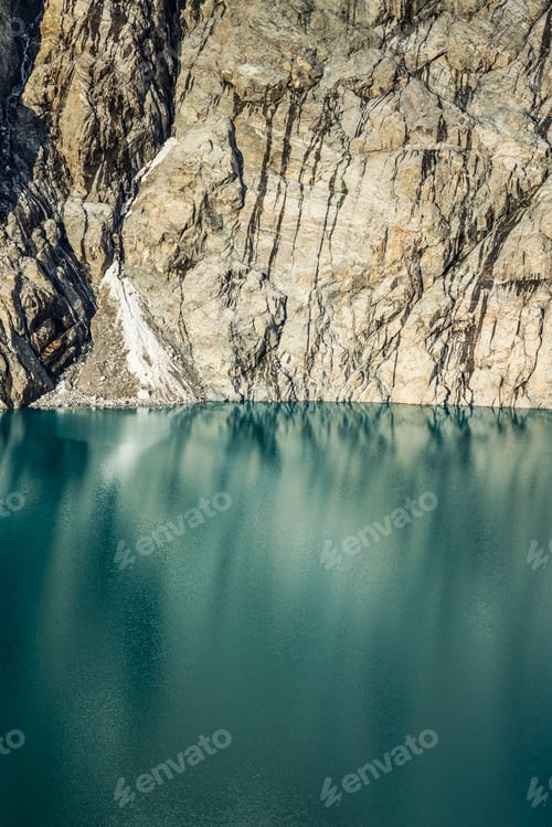 Preview: Detail of Laguna Sucia and rockface in Los Glaciares National Park, Patagonia, Argentina